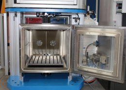 Test Equipment for Impact Tests - Drop Weight Testers DP. 2 – DPFest 3000J – temperature chamber with T-groove plate