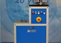 Automatic specimen preparation notching machine LabTest VRE II – detail of cut