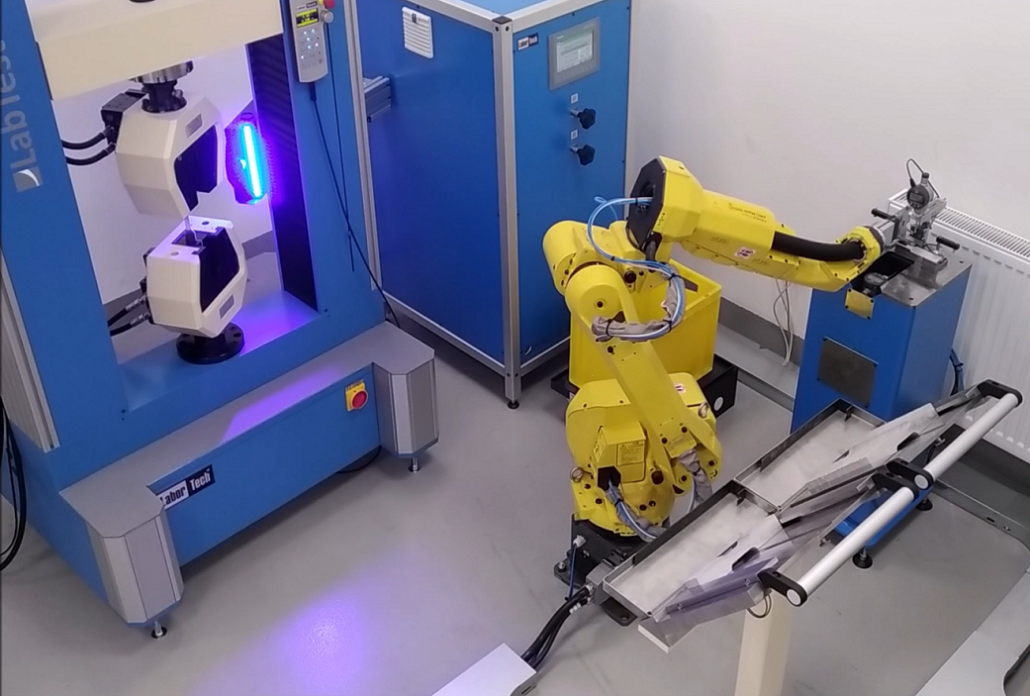 Automatizace zkušebních strojů, Robotizace testovacích strojů