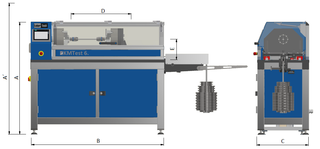 Torzní zkušební stroje, Torsion Testing Machine , Torsionsprüfmaschine