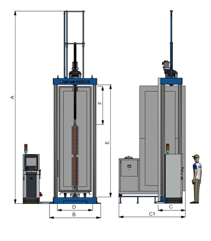 Creepové stroje, Creep testing machines , Zeitstandprüfmaschinen,