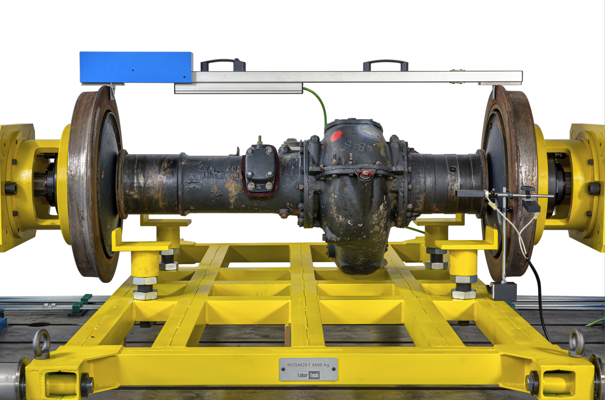 Machine LabTest TWS 30012 from LABORTECH for tram wheelsets