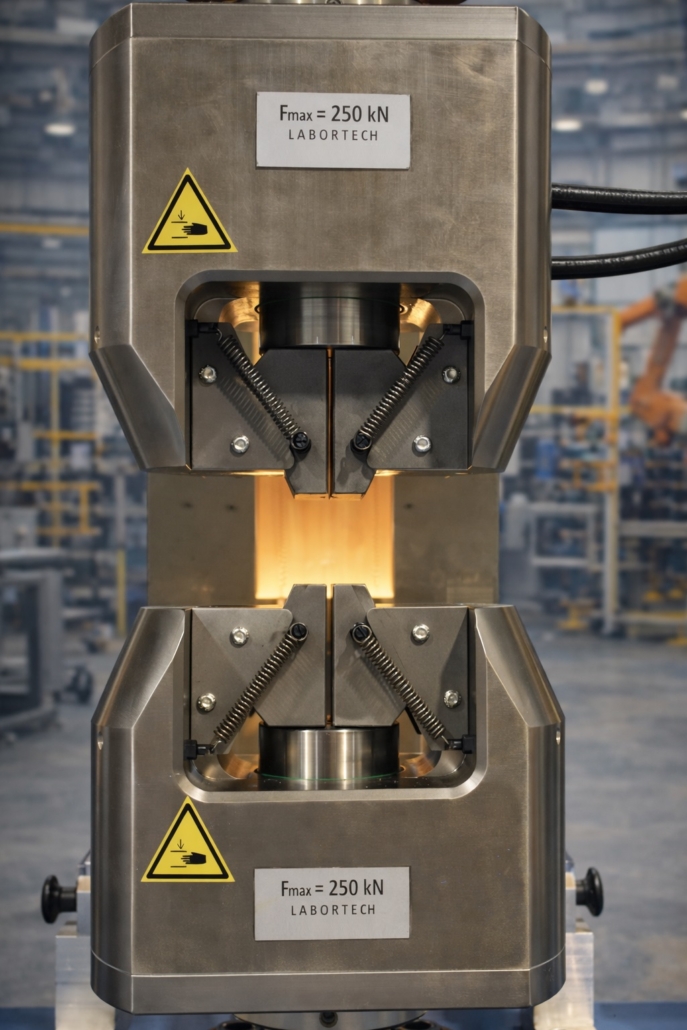 Hydraulické dynamické klínové čelisti 1000kN